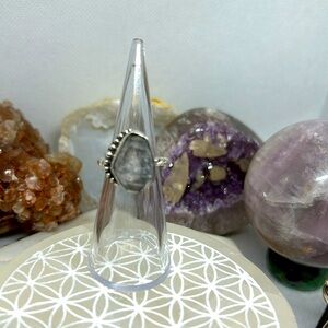 Herkimer Diamond ring 925